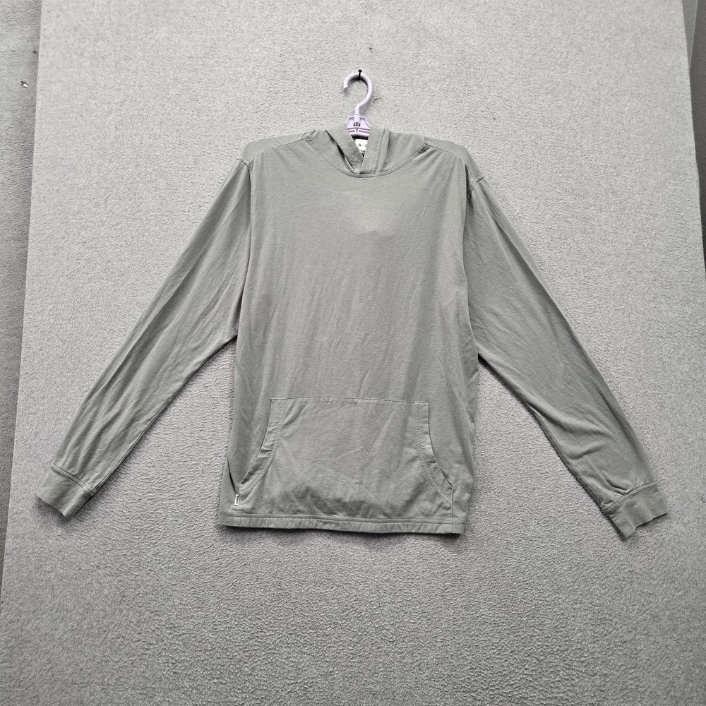 Linksoul Men Hoodie M Gray LS4102 Zipper Hooded Stretch Pockets All Seasons